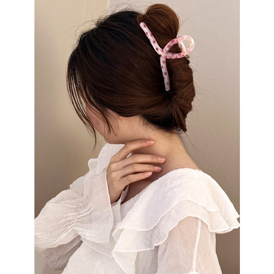 PC Polka Dot Hair Claw Clip Apparel and Accessories