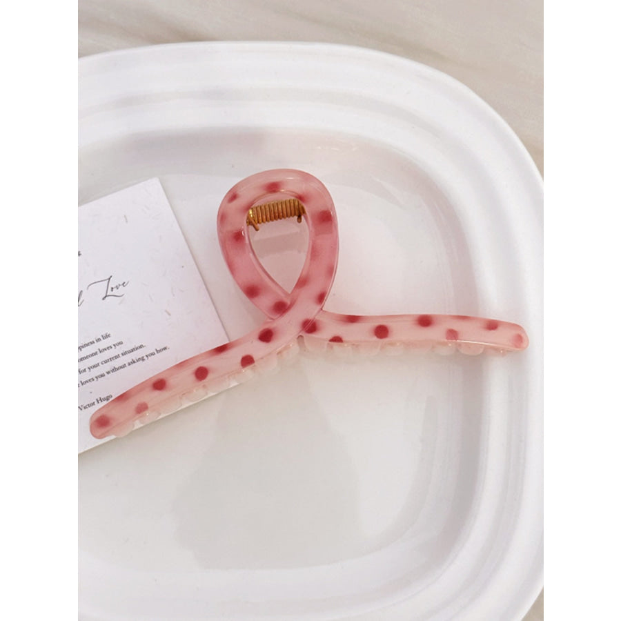PC Polka Dot Hair Claw Clip Style B / One Size Apparel and Accessories