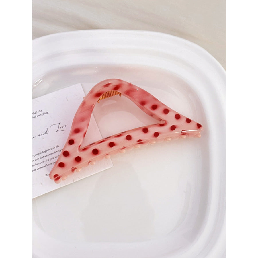 PC Polka Dot Hair Claw Clip Style C / One Size Apparel and Accessories