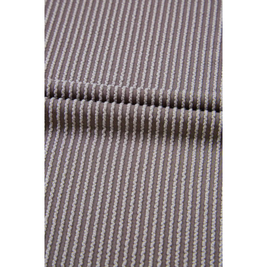 Philippine Gray Corded Adjustable Straps Wide Leg Loose Overall Bottoms/Jumpsuits & Rompers