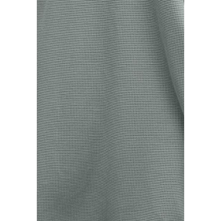 Plaid Waffle-Knit Drawstring Hooded Jacket Apparel and Accessories
