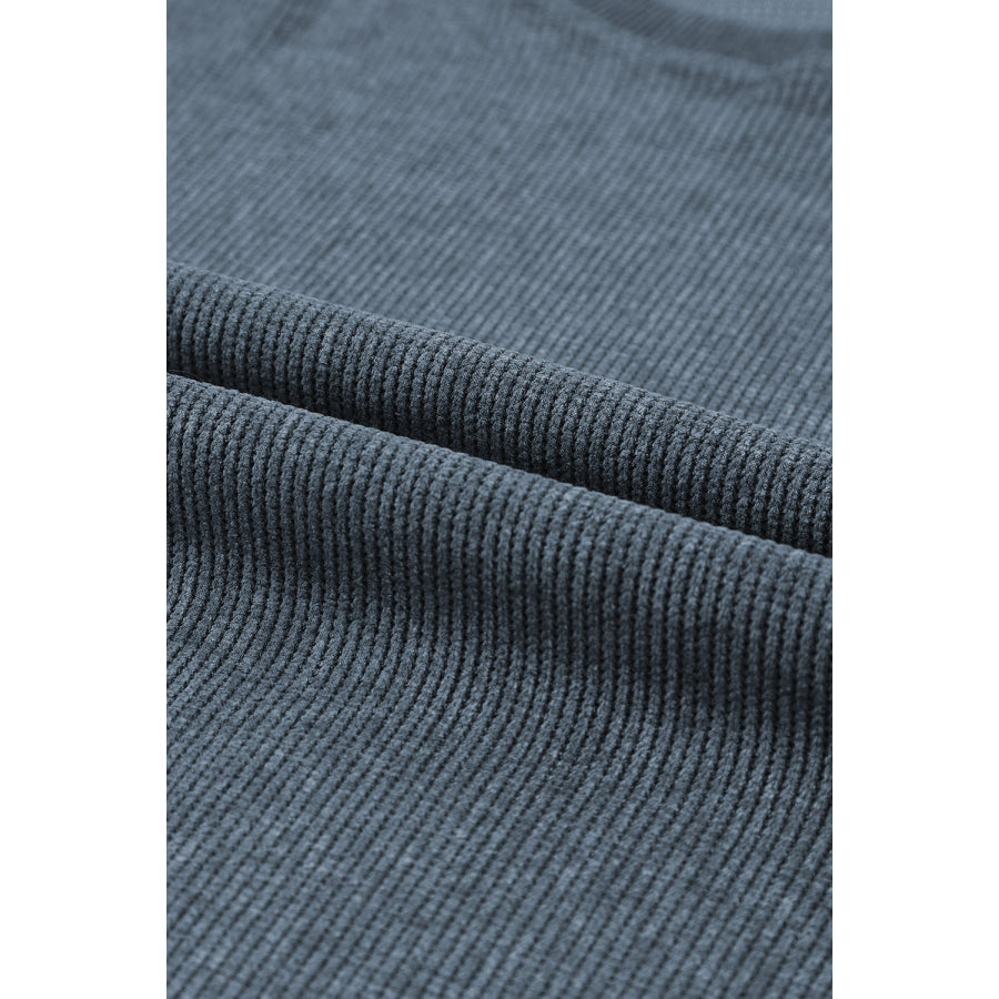 Plus Size Heart Sequin Round Neck Sweatshirt Apparel and Accessories