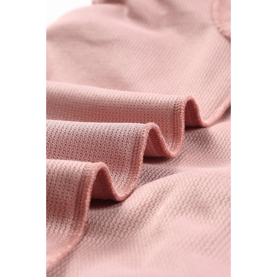 Plus Size Heart Sequin Round Neck Sweatshirt Apparel and Accessories