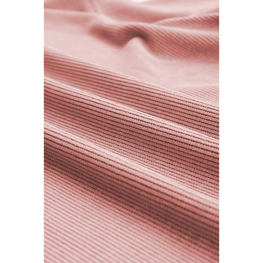 Plus Size Heart Sequin Round Neck Sweatshirt Apparel and Accessories