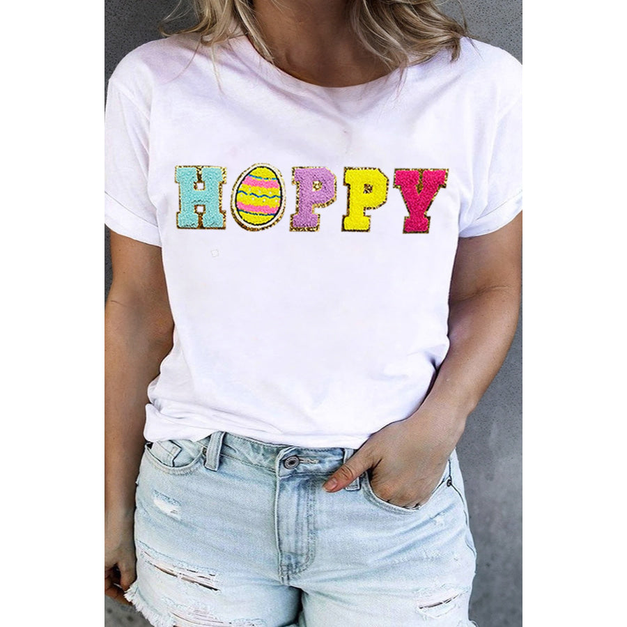 Plus Size Round Neck Short Sleeve T-Shirt Apparel and Accessories