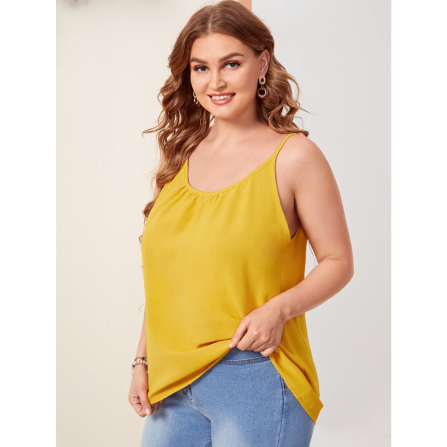 Plus Size Scoop Neck Cami Apparel and Accessories