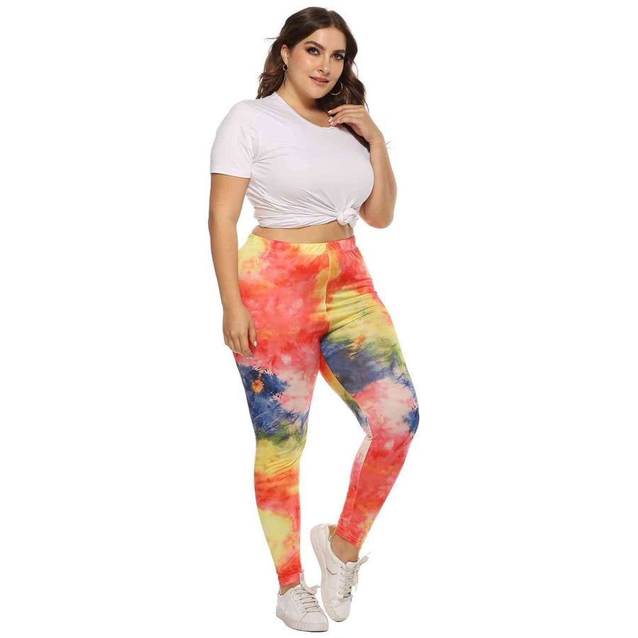 Plus Size Tie Dye Legging