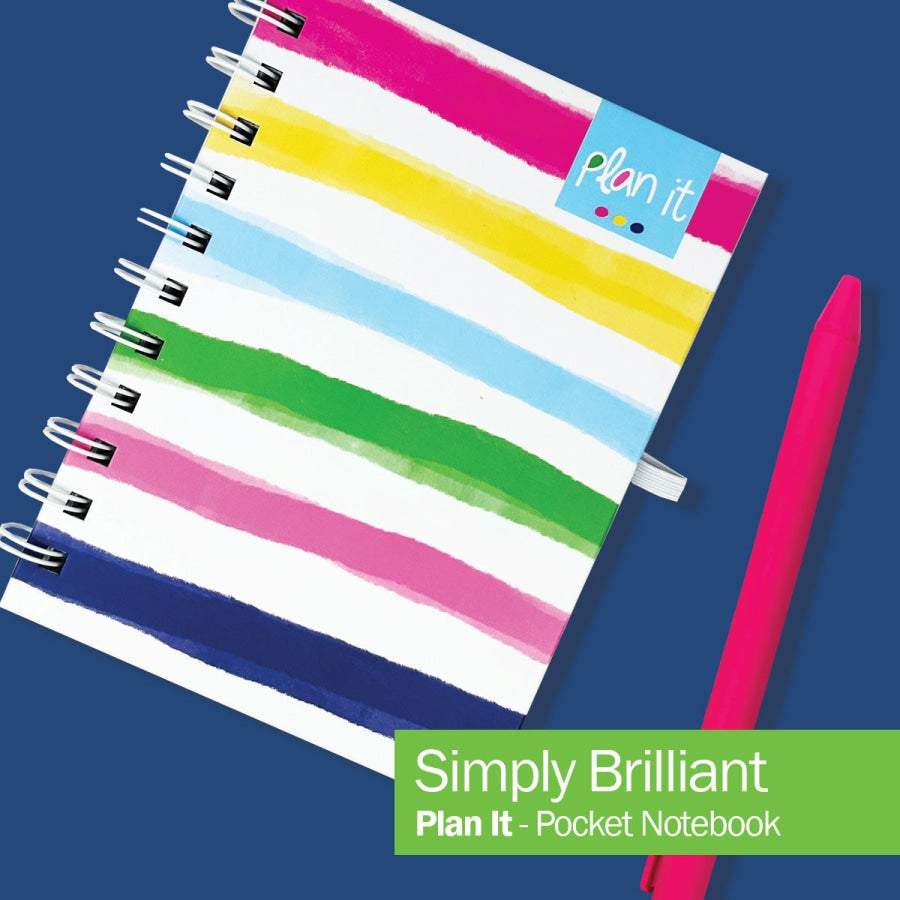 Pocket Notebooks | List Plan Doodle | 5 Styles Plan It - Simply Brilliant Accessories
