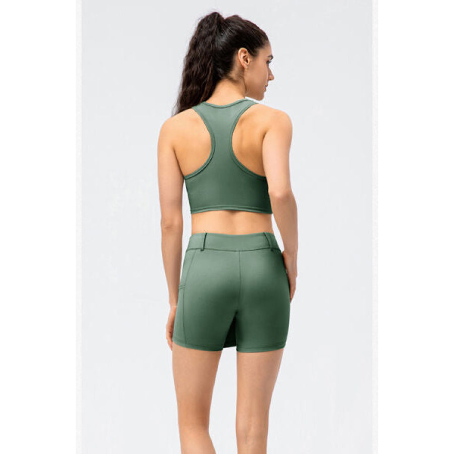 Pocketed Active Skort Clothing
