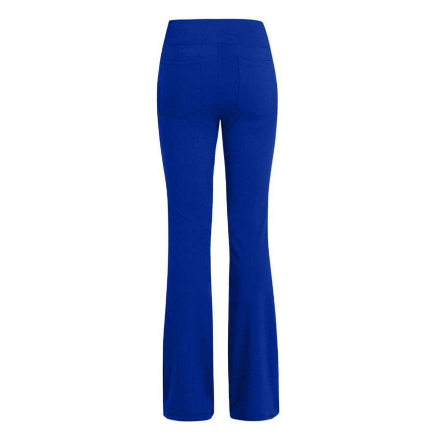 Pocketed High Waist Active Pants Apparel and Accessories
