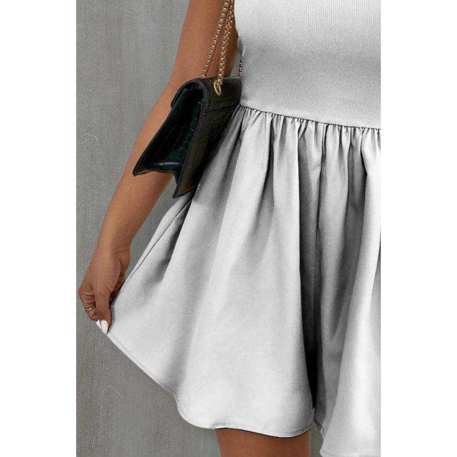 Pocketed Tube Wide Leg Romper Apparel and Accessories