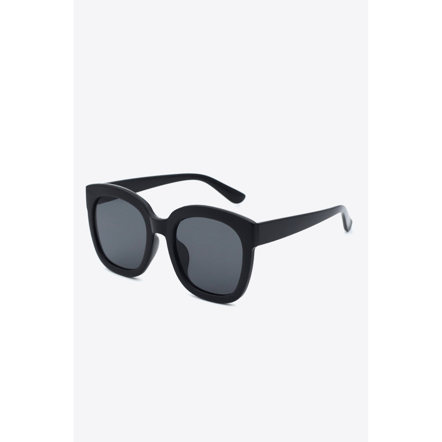 Polycarbonate Frame Square Sunglasses Black / One Size