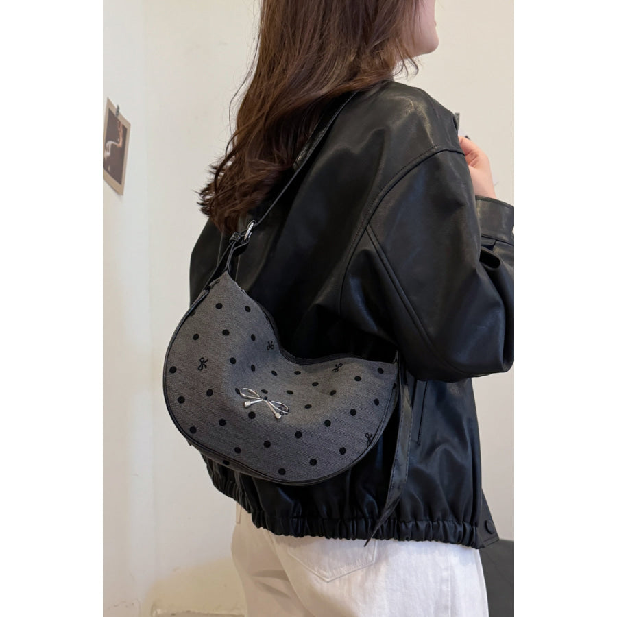 Polyester Printed Adjustable Strap Crossbody Bag Apparel and Accessories