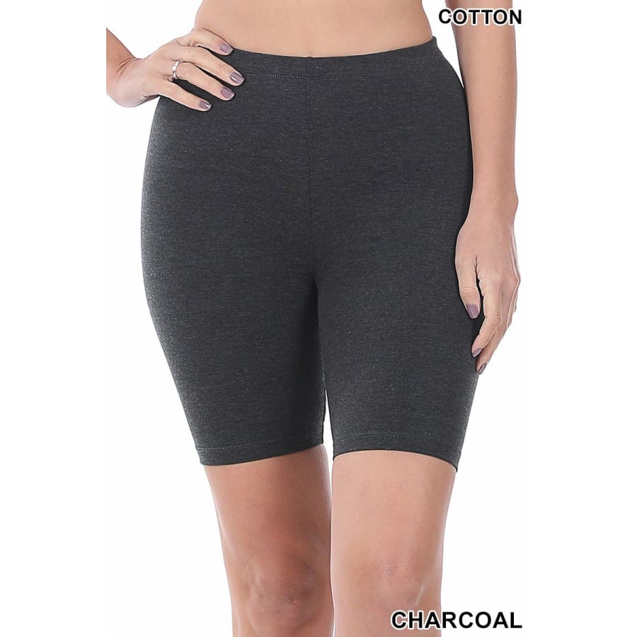 NEW Colours Coming mid-Jan! Premium Cotton Bike Shorts Charcoal / S Leggings