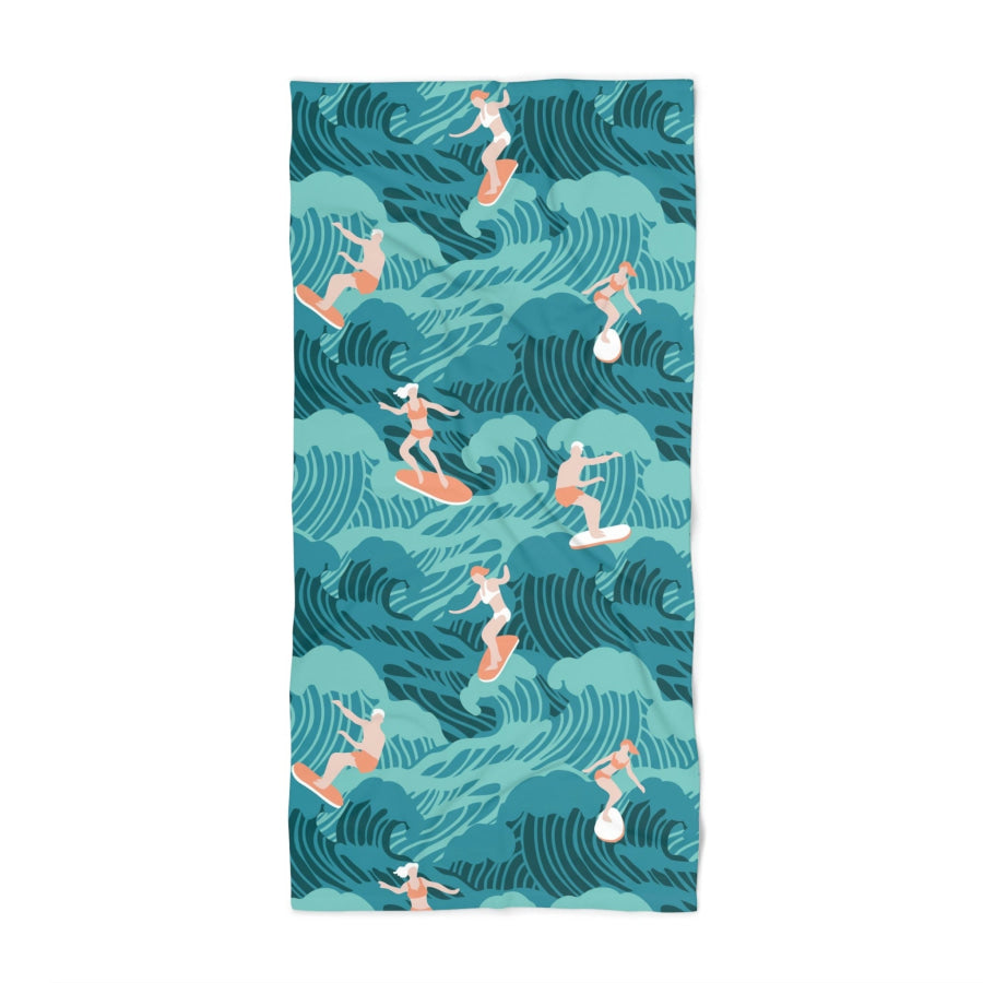 Preorder Custom Design Beach Towel - Aussie Surf 36 × 72 Home Decor