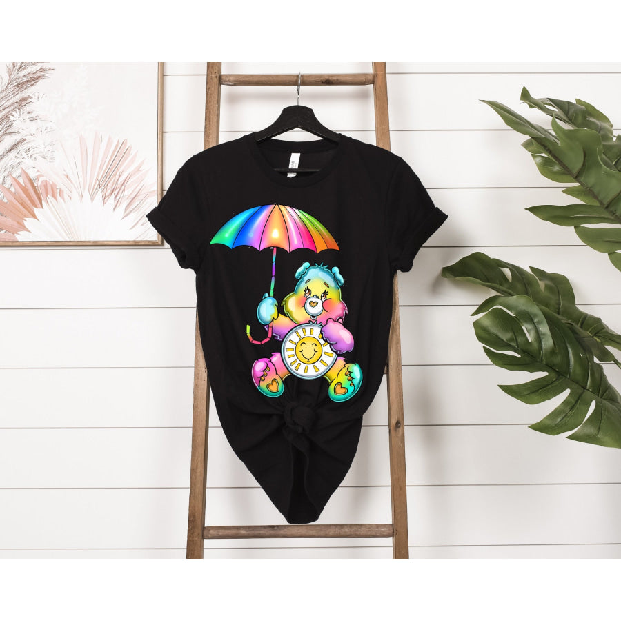 PREORDER Custom Design Graphic Tops - Umbrella Bear - Closes 23 May - ETA late Sep T Shirts