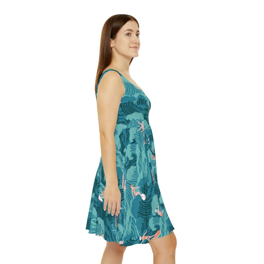 Preorder Custom Design Skater Dress - Aussie Surf All Over Prints