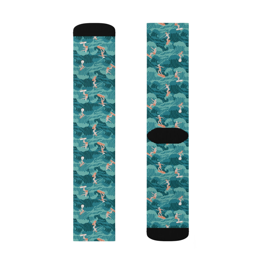 Preorder Custom Design Socks - Aussie Surf All Over Prints