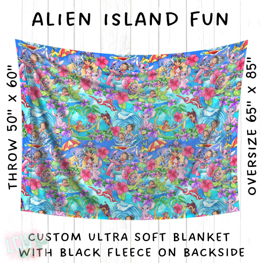 Preorder Custom Fleece Blankets - OVERSIZED Size - Closes 22 May - ETA mid Sep 2024 Blanket