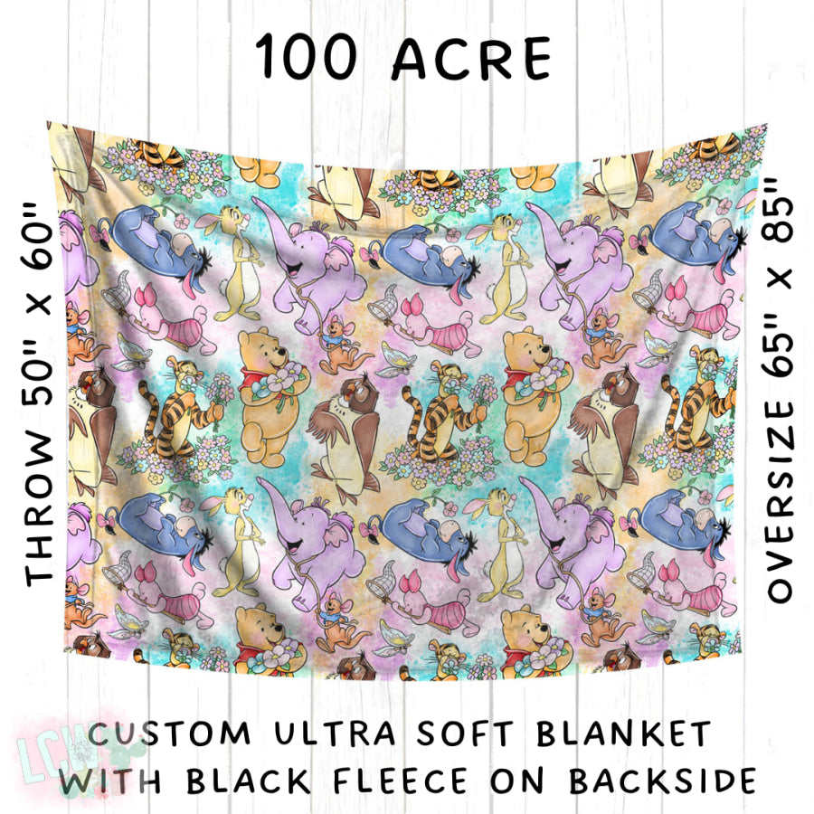 Preorder Custom Fleece Blankets - OVERSIZED Size - Closes 22 May - ETA mid Sep 2024 Blanket