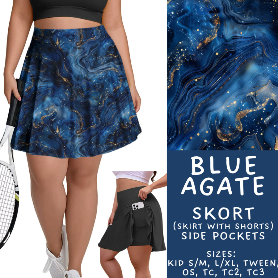 Preorder Custom Styles - Blue Agate - Closes 17 Nov - ETA early Feb 2026 Leggings