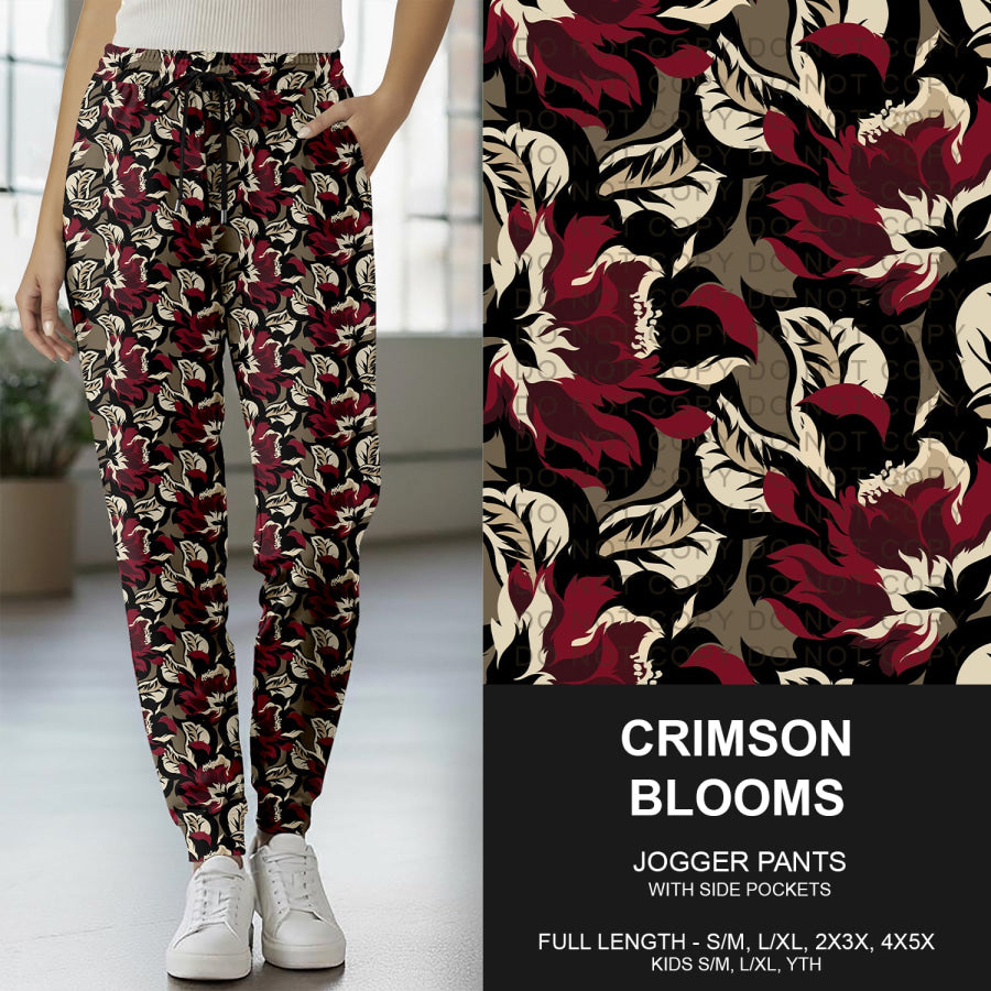 Preorder Custom Styles - Crimson Blooms - Closes 18 Nov - ETA late Feb 2026 Loungewear