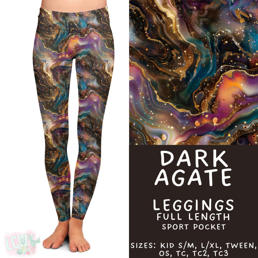 Preorder Custom Styles - Dark Agate - Closes 17 Nov - ETA early Feb 2026 Leggings