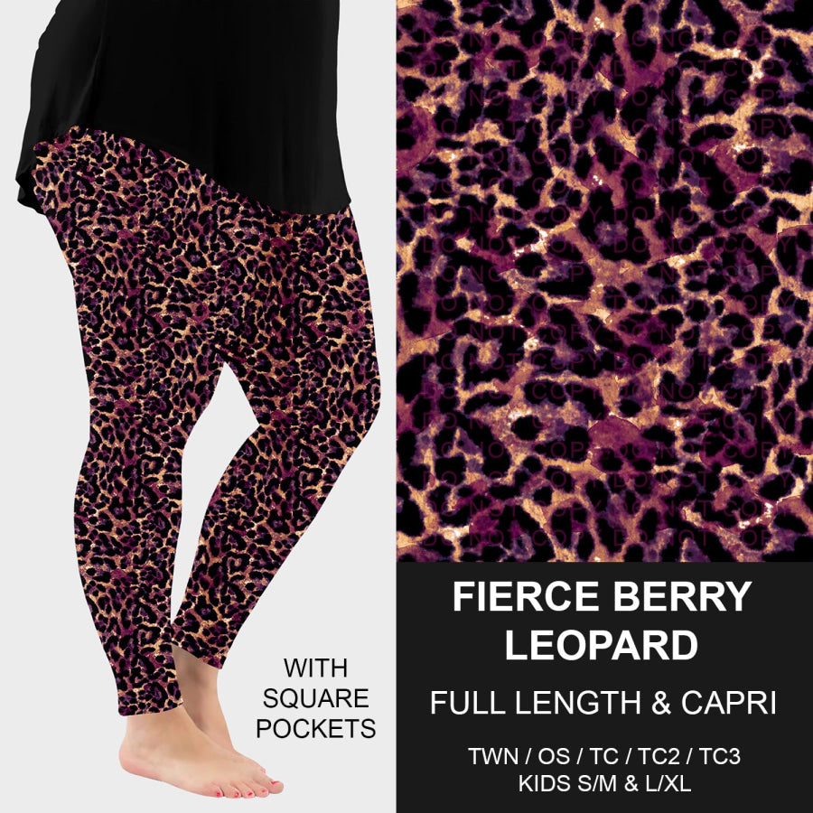 Preorder Custom Styles - Fierce Berry Leopard - Closes 11 Nov - ETA mid Feb 2026 Loungewear