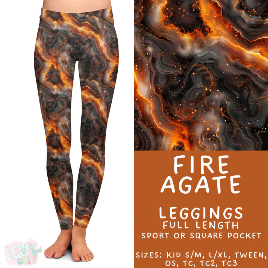 Preorder Custom Styles - Fire Agate - Closes 17 Nov - ETA early Feb 2026 Leggings