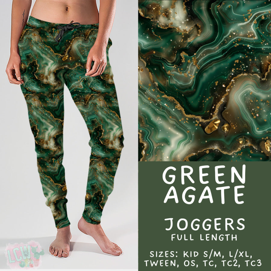 Preorder Custom Styles - Green Agate - Closes 17 Nov - ETA early Feb 2026 Leggings