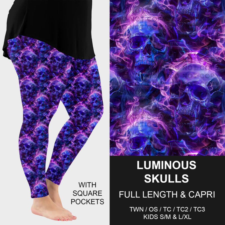 Preorder Custom Styles - Luminous Skulls - Closes 4 Nov - ETA late Jan 2026 Loungewear
