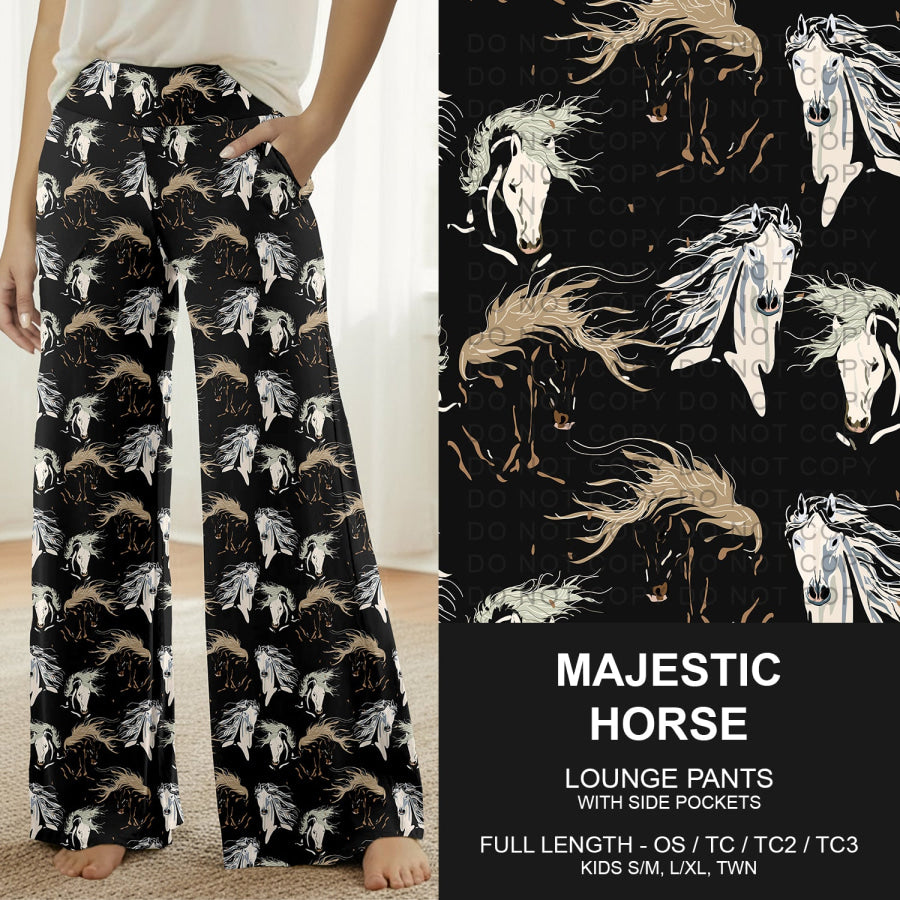 Preorder Custom Styles - Majestic Horse - Closes 18 Nov - ETA late Feb 2026 Loungewear