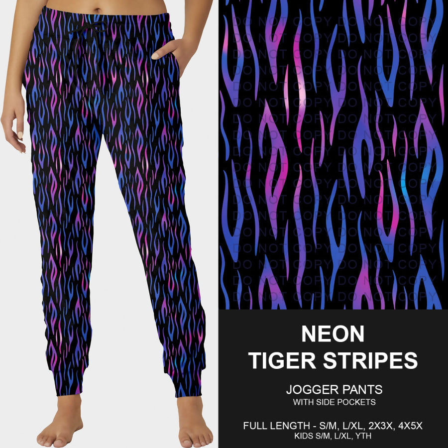 Preorder Custom Styles - Neon Tiger Stripes - Closes 4 Nov - ETA late Jan 2026 Loungewear