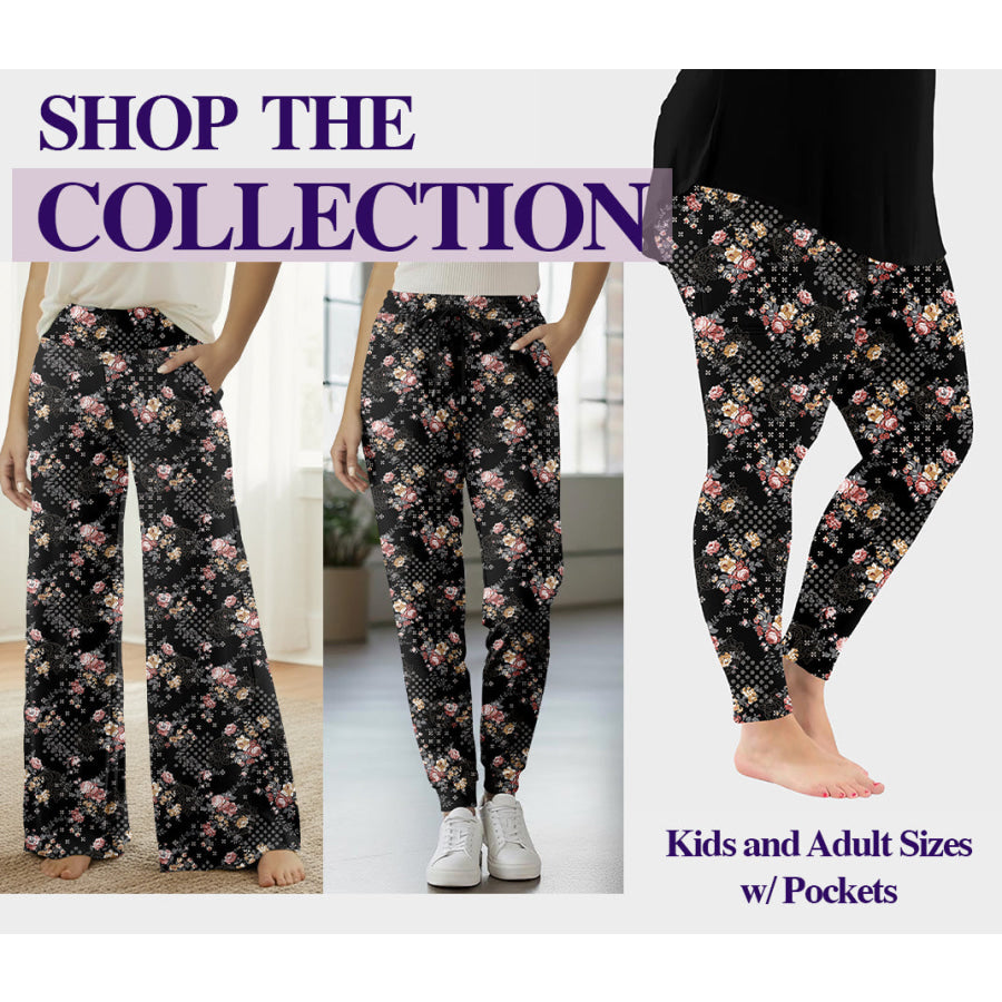 Preorder Custom Styles - Noir Fleur - Closes 11 Nov - ETA mid Feb 2026 Loungewear