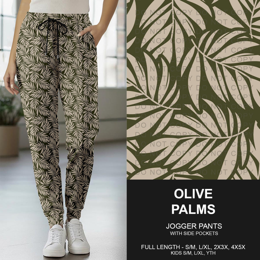 Preorder Custom Styles - Olive Palms - Closes 11 Nov - ETA mid Feb 2026 Loungewear