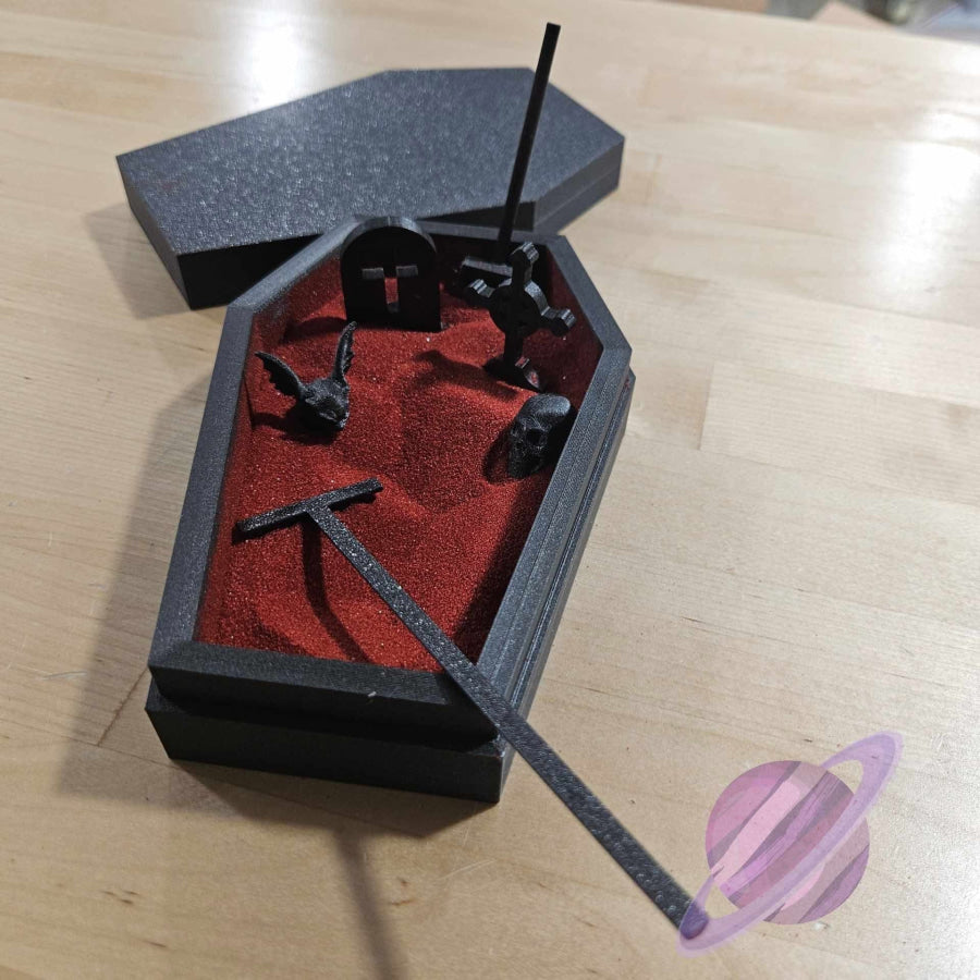 Preorder Custom Zen Garden - Coffin - ETA 3-4 weeks Zen Garden