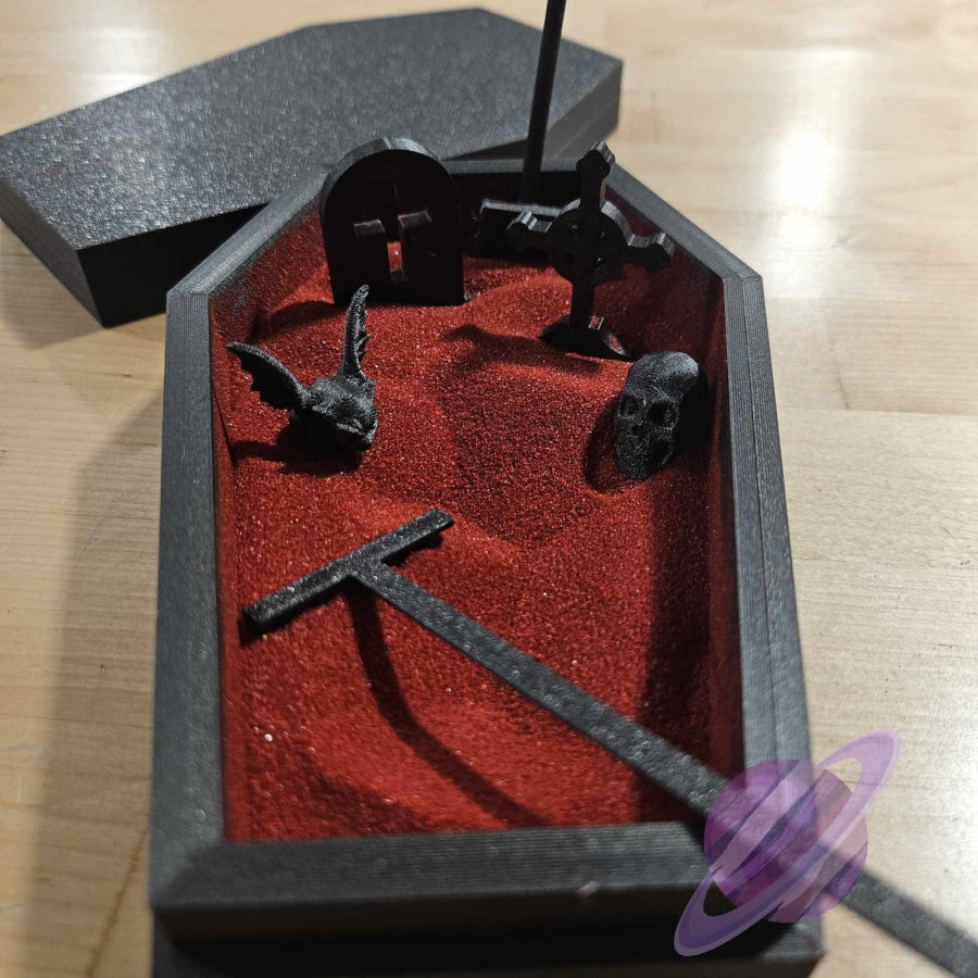Preorder Custom Zen Garden - Coffin - ETA 3-4 weeks Zen Garden