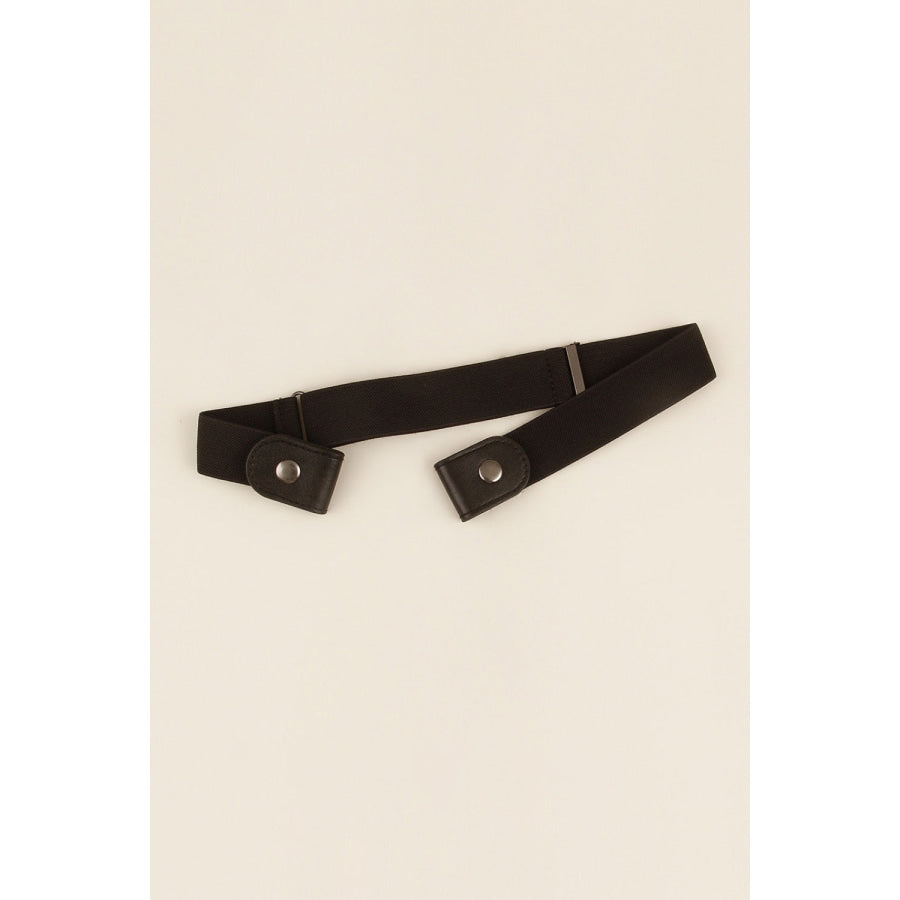 PU Elastic Snap Closure Belt