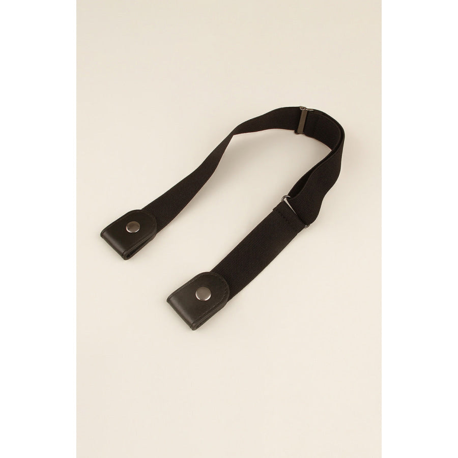 PU Elastic Snap Closure Belt
