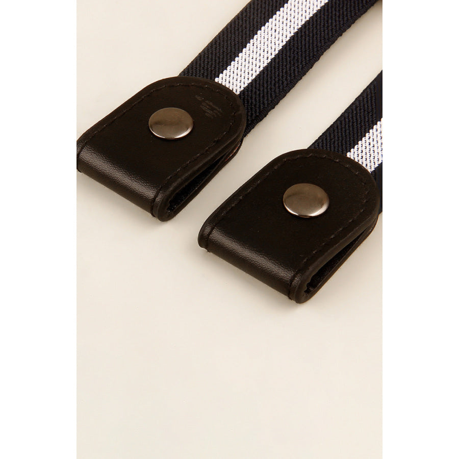 PU Elastic Snap Closure Belt