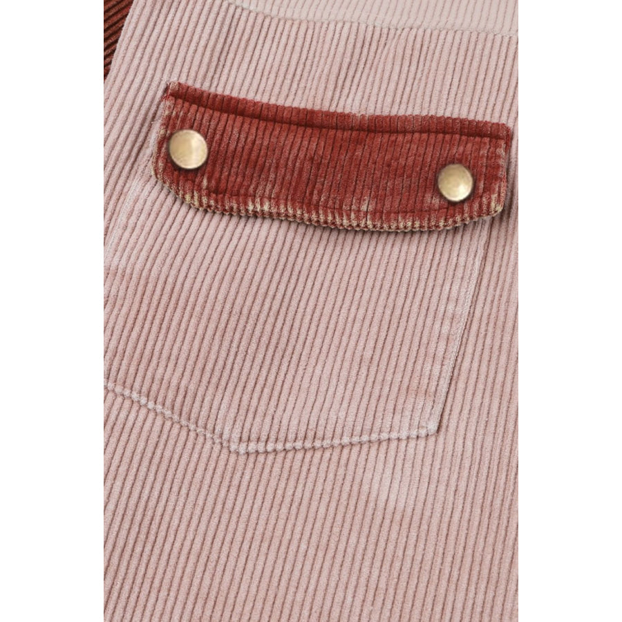 Raw Hem Snap Down Drawstring Hooded Jacket Apparel and Accessories