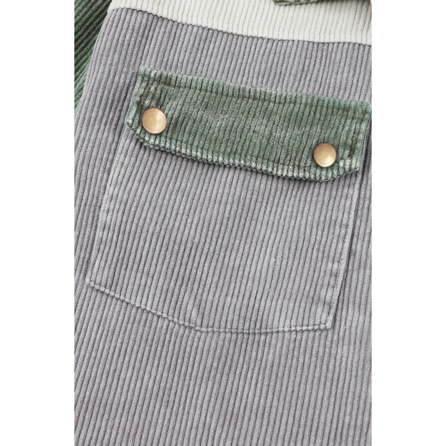 Raw Hem Snap Down Drawstring Hooded Jacket Apparel and Accessories