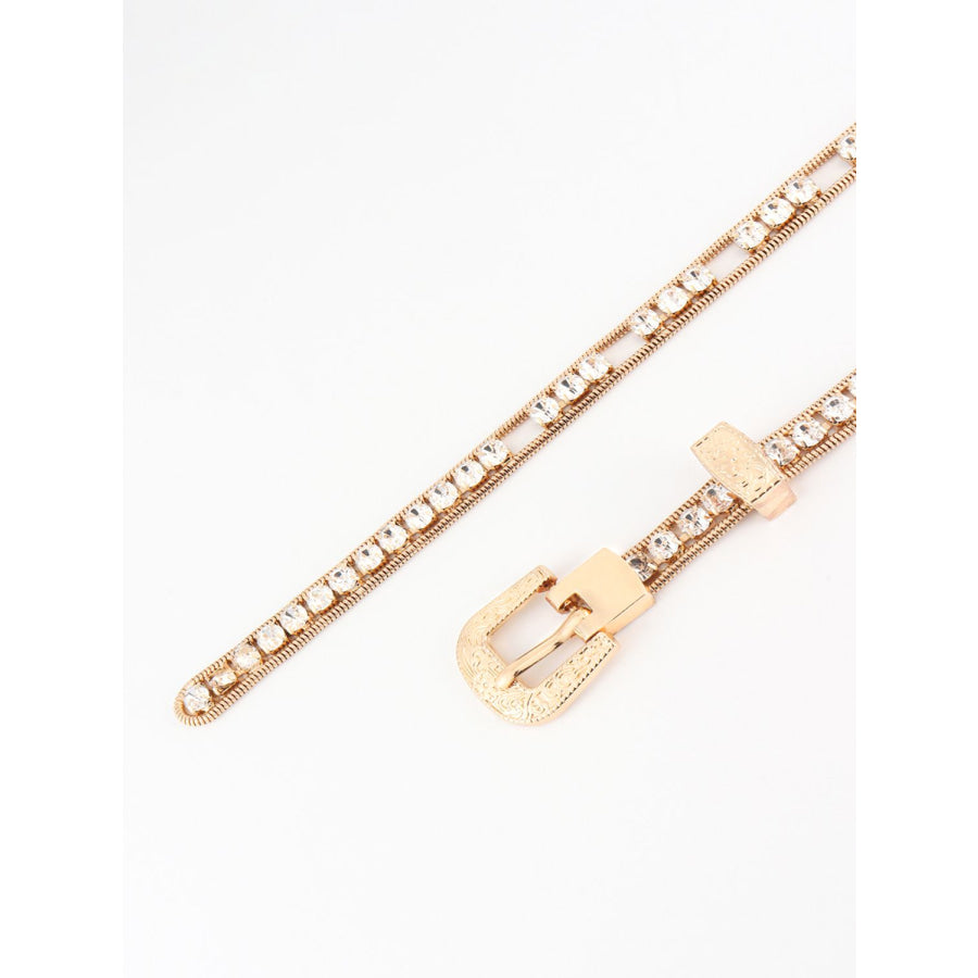 Rhinestone Metal Belt