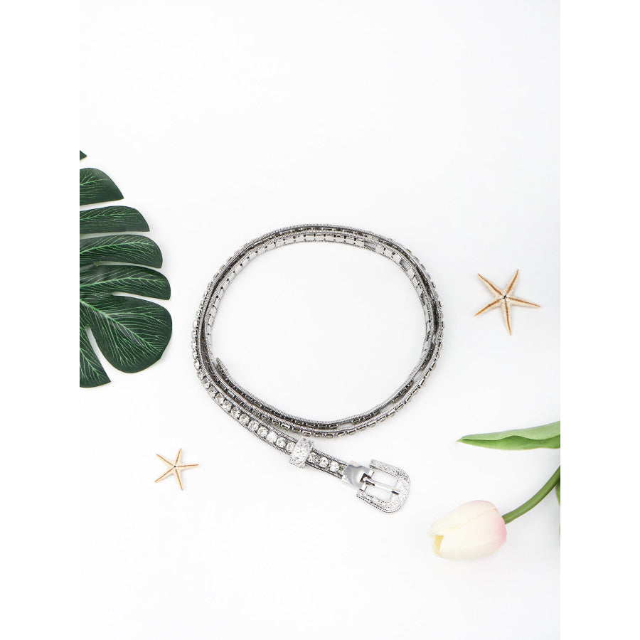 Rhinestone Metal Belt