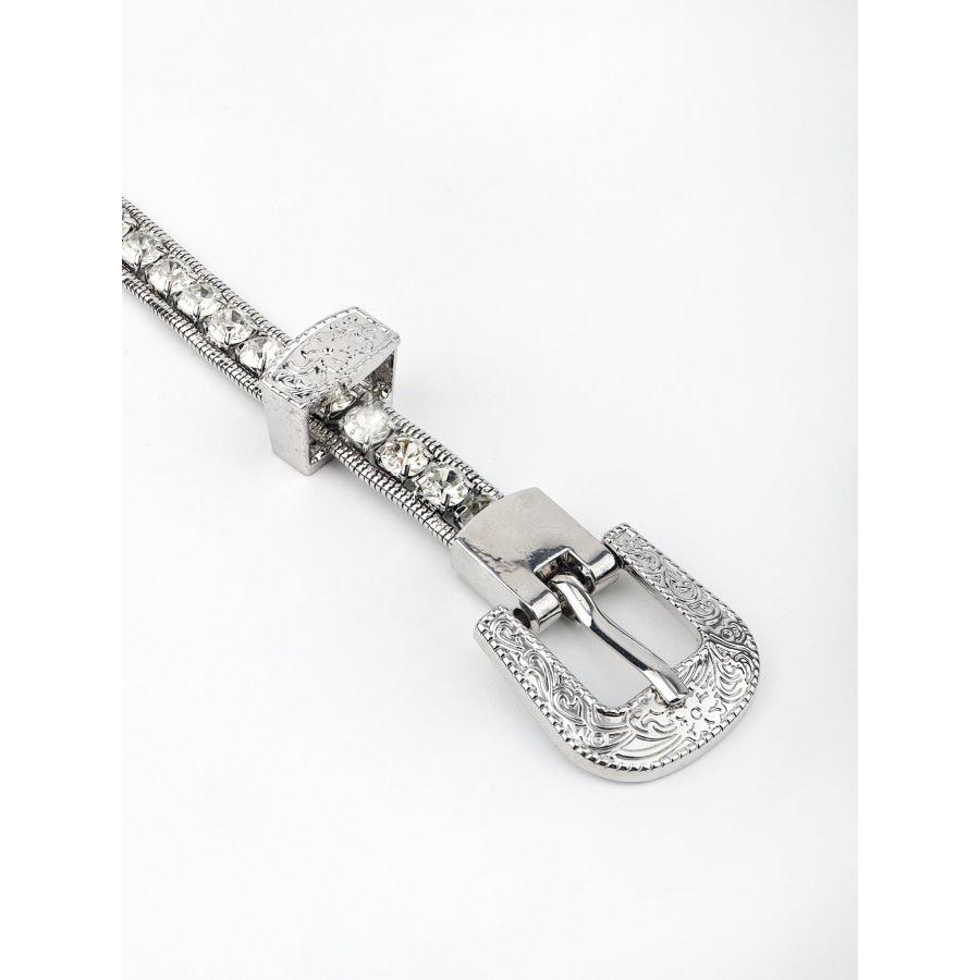 Rhinestone Metal Belt