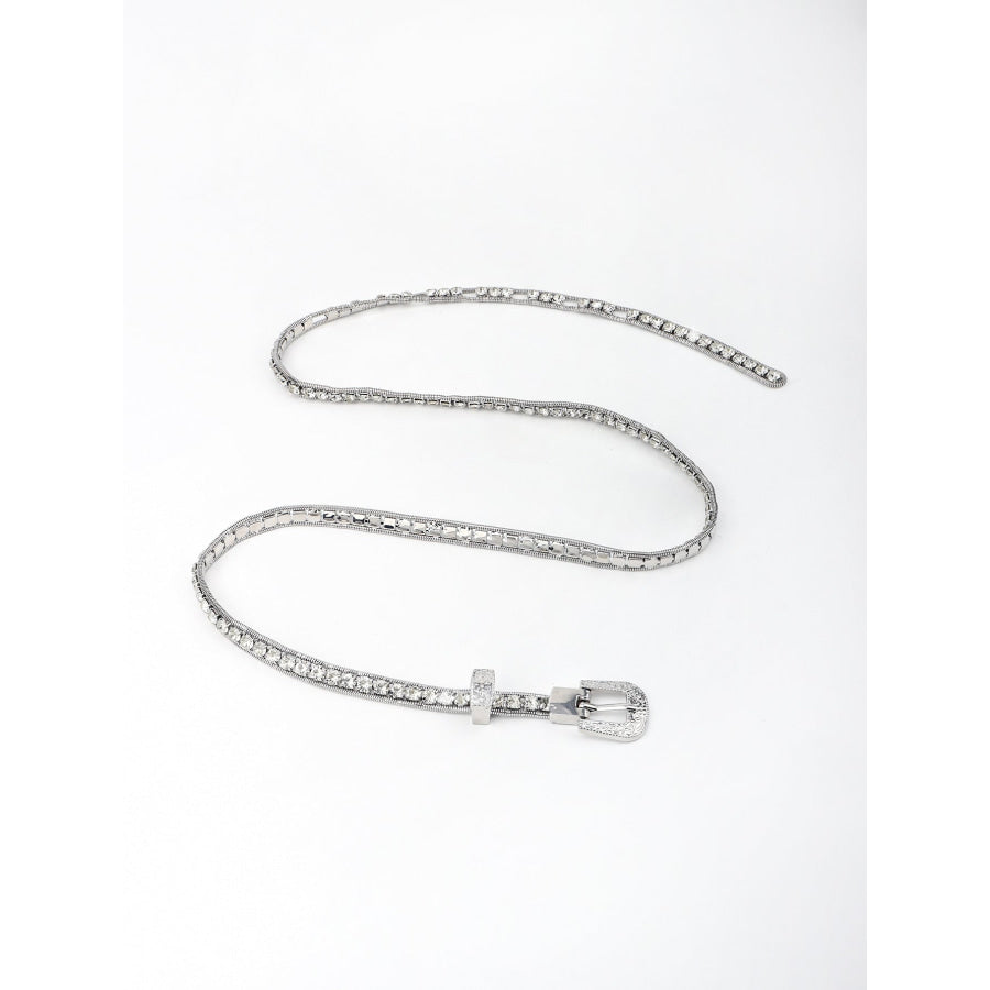 Rhinestone Metal Belt