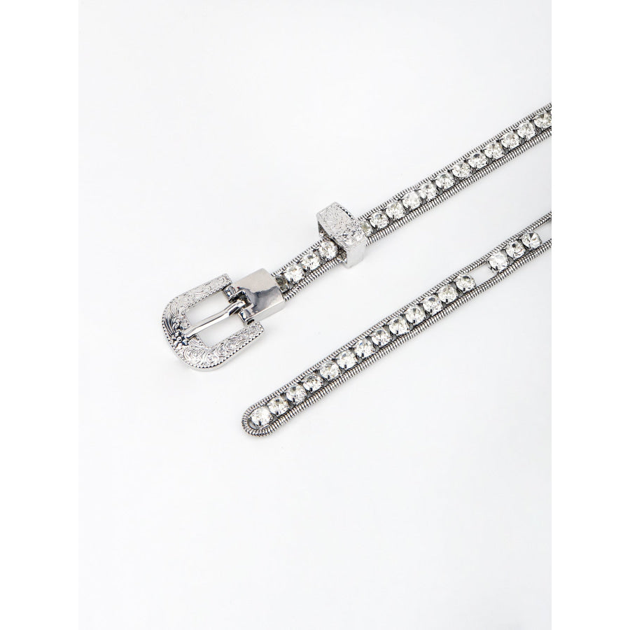 Rhinestone Metal Belt
