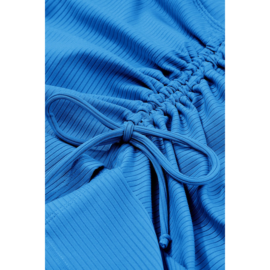 Ruched Elastic Waist Swim Skirt Apparel and Accessories