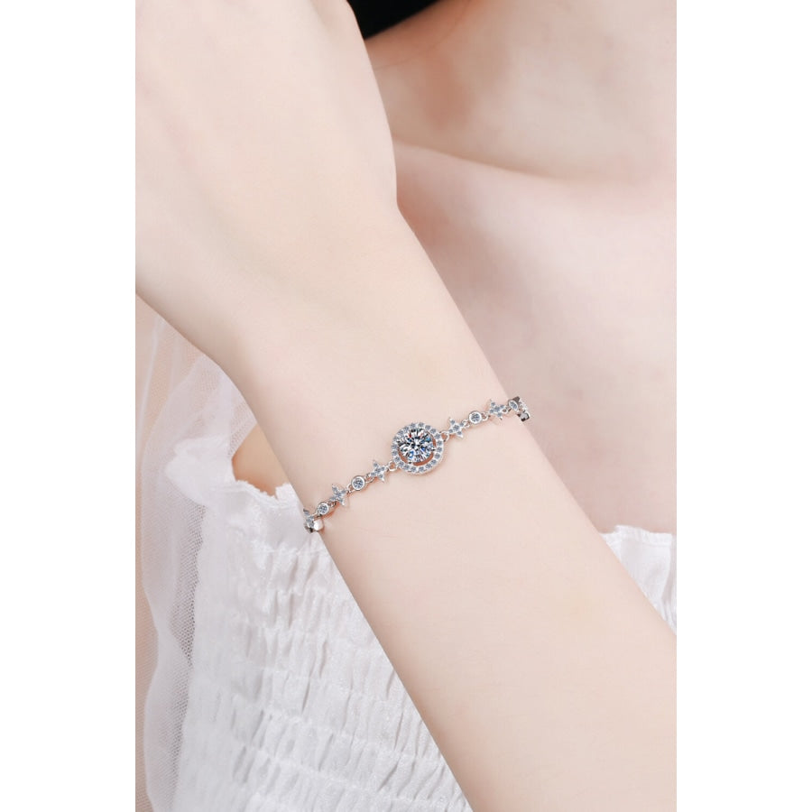 Show You The Way Moissanite Bracelet Silver / One Size