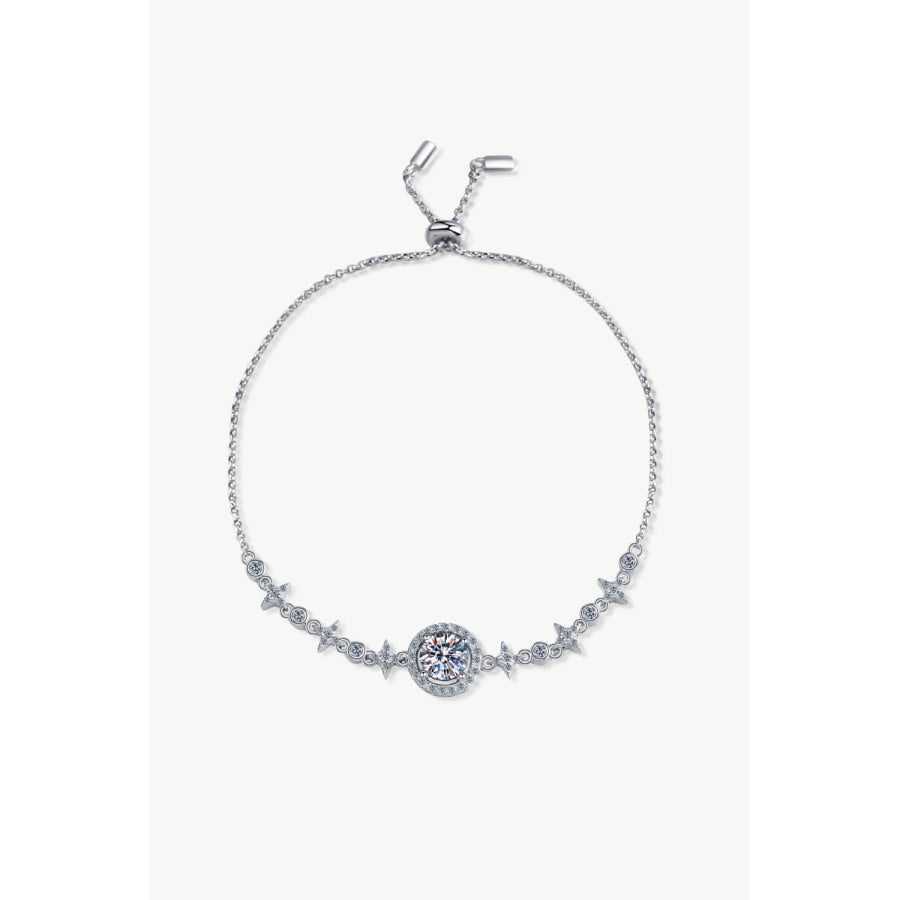 Show You The Way Moissanite Bracelet Silver / One Size